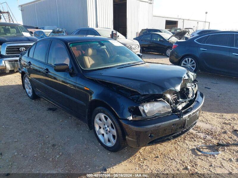 2004 BMW 325I Black  Gasoline WBAET37464NH04509 photo #1