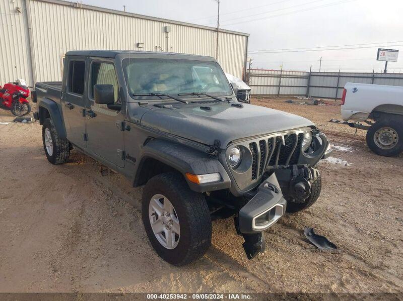 2023 JEEP GLADIATOR SPORT S 4X4 Gray  Gasoline 1C6HJTAG6PL529157 photo #1