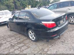 2009 BMW 528I Black  Gasoline WBANU53569C120070 photo #4