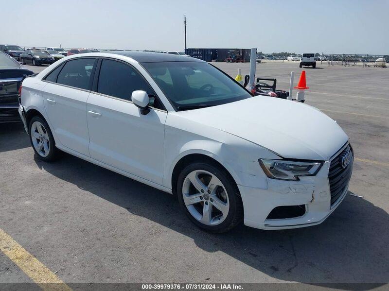 2017 AUDI A3 2.0T PREMIUM White  Gasoline WAUAUGFF8H1058874 photo #1