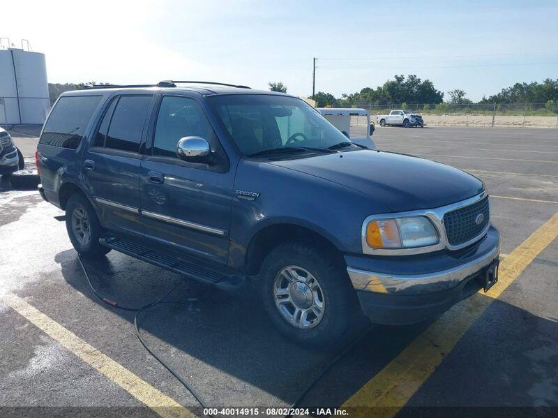 2002 FORD EXPEDITION XLT Blue  Gasoline 1FMRU15W22LA98458 photo #1