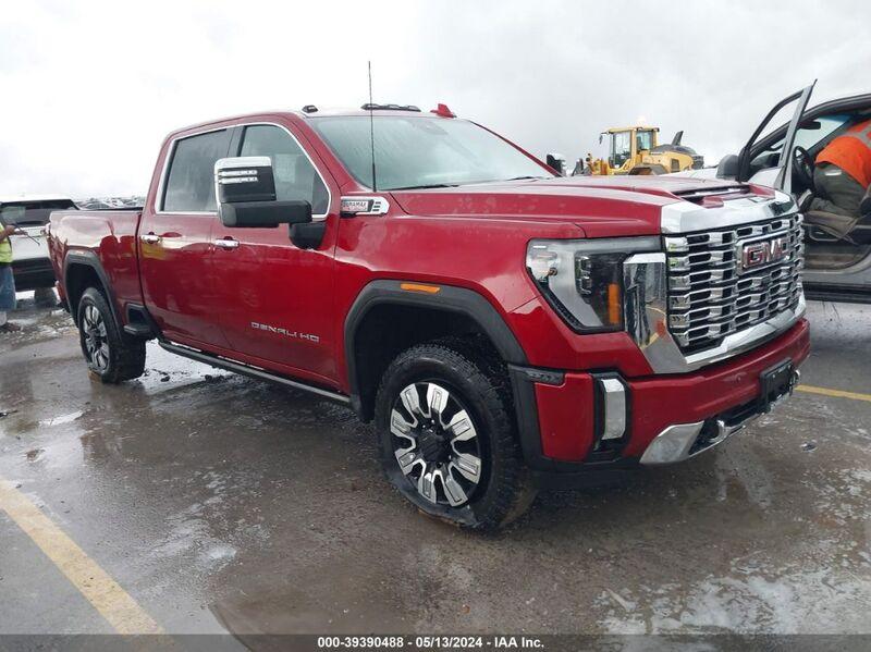 2024 GMC SIERRA 2500HD 4WD  STANDARD BED DENALI Red  Diesel 1GT19REY7RF292477 photo #1