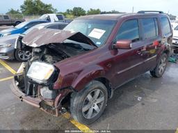 2013 HONDA PILOT TOURING Maroon  Gasoline 5FNYF3H96DB035834 photo #3