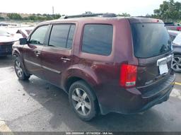 2013 HONDA PILOT TOURING Maroon  Gasoline 5FNYF3H96DB035834 photo #4