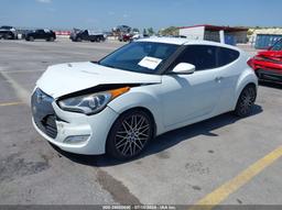 2014 HYUNDAI VELOSTER FLEX W/BLACK White  Gasoline KMHTC6AD2EU213570 photo #3