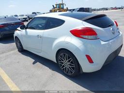 2014 HYUNDAI VELOSTER FLEX W/BLACK White  Gasoline KMHTC6AD2EU213570 photo #4