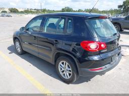 2011 VOLKSWAGEN TIGUAN S Black  Gasoline WVGAV7AX0BW549641 photo #4