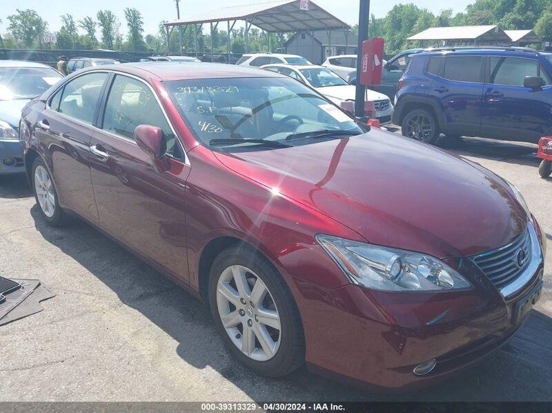 2008 LEXUS ES 350 Red  Gasoline JTHBJ46G882167335 photo #1