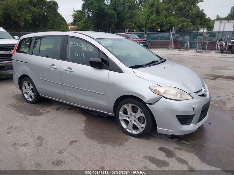 2009 MAZDA MAZDA5 SPORT Silver  Gasoline JM1CR293X90357579 photo #1