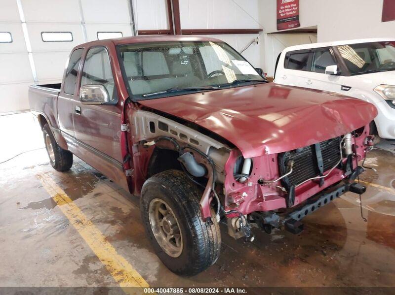 1997 TOYOTA T100 DX V6 Red  Gasoline JT4TN12D9V0032392 photo #1