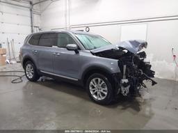 2020 KIA TELLURIDE LX Gray  Gasoline 5XYP2DHC4LG017140 photo #2