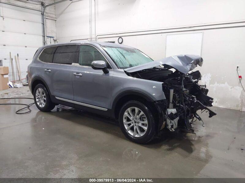 2020 KIA TELLURIDE LX Gray  Gasoline 5XYP2DHC4LG017140 photo #1