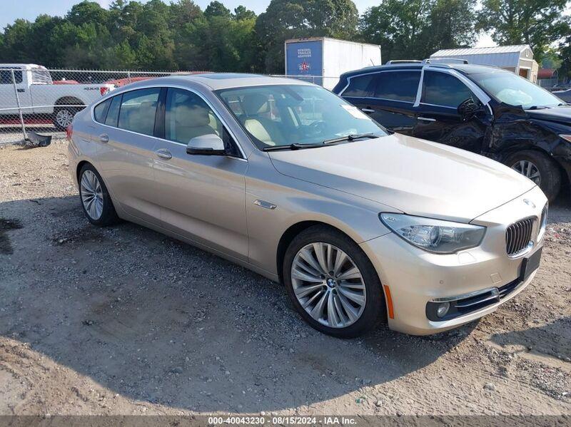 2014 BMW 535I GRAN TURISMO XDRIVE Gold  Gasoline WBA5M4C5XED183560 photo #1