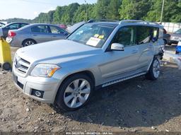 2010 MERCEDES-BENZ GLK 350 4MATIC Silver  Gasoline WDCGG8HB8AF314695 photo #3