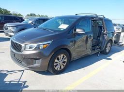 2017 KIA SEDONA LX Brown  Gasoline KNDMB5C19H6281284 photo #3