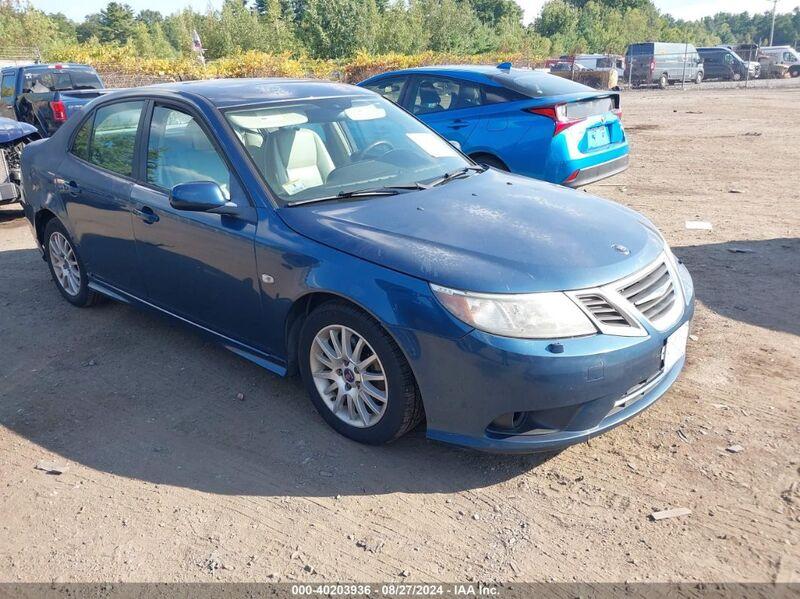 2008 SAAB 9-3 2.0T Blue  Gasoline YS3FB49Y281015344 photo #1