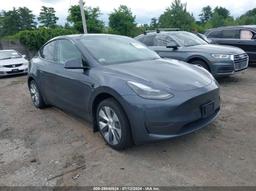 2023 TESLA MODEL Y AWD/LONG RANGE DUAL MOTOR ALL-WHEEL DRIVE Gray  Electric 7SAYGDEEXPA184126 photo #2