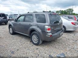 2009 MERCURY MARINER PREMIER V6 Gray  Gasoline 4M2CU97G39KJ01859 photo #4