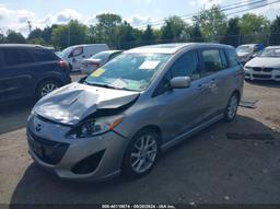 2012 MAZDA MAZDA5 GRAND TOURING Silver  Gasoline JM1CW2DL5C0126306 photo #3