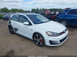 2017 VOLKSWAGEN GOLF GTI SE 4-DOOR White  Gasoline 3VW447AU3HM007983 photo #2