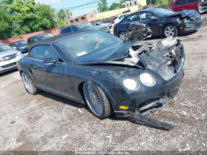 2007 BENTLEY CONTINENTAL GTC Black  Gasoline SCBDR33W17C051141 photo #1