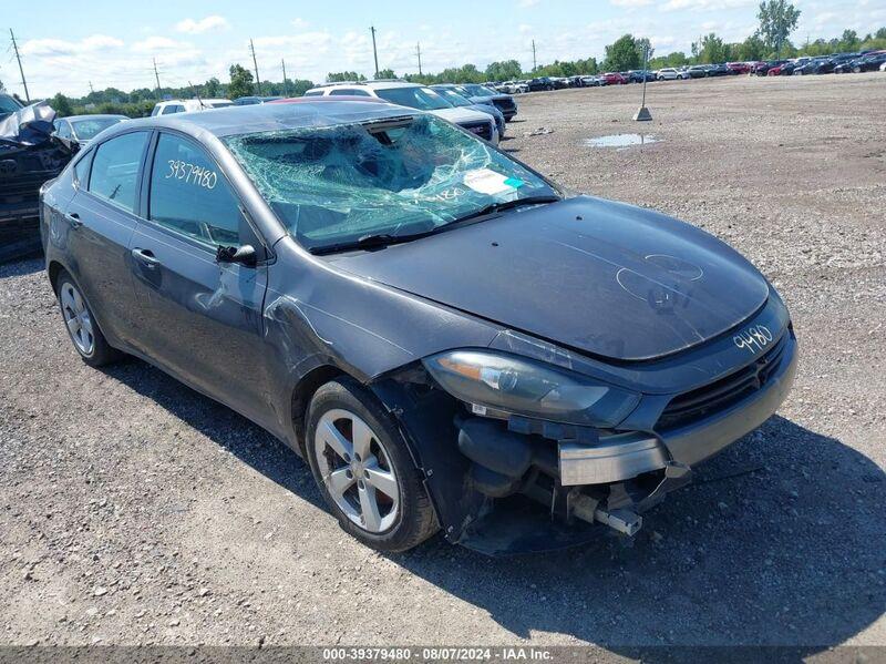 2016 DODGE DART SXT Gray  Gasoline 1C3CDFBA3GD623176 photo #1