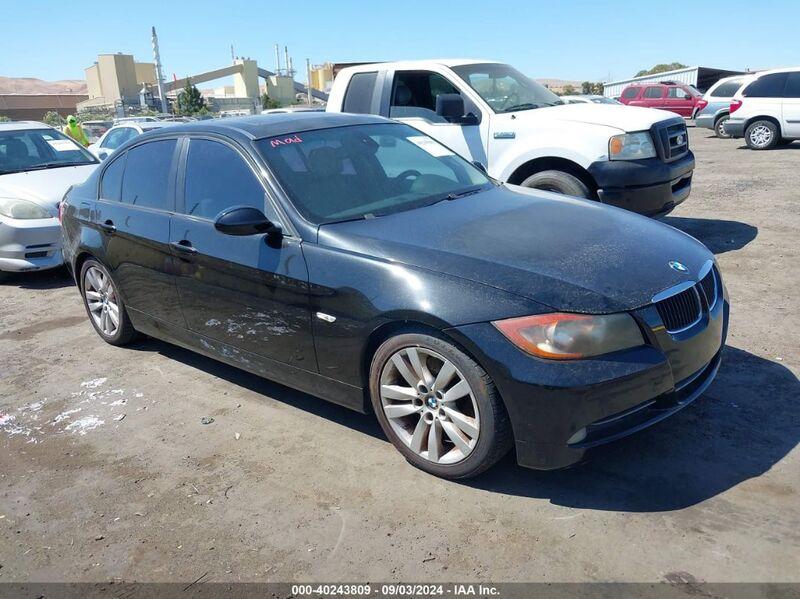 2008 BMW 328I Black  Gasoline WBAVC53528A246861 photo #1