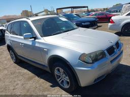 2006 BMW X3 3.0I Silver  Gasoline WBXPA93476WG89190 photo #2