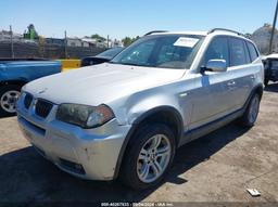 2006 BMW X3 3.0I Silver  Gasoline WBXPA93476WG89190 photo #3