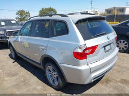 2006 BMW X3 3.0I Silver  Gasoline WBXPA93476WG89190 photo #4