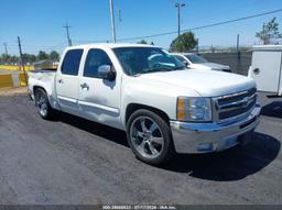 2013 CHEVROLET SILVERADO 1500 LT White  Flexible Fuel 3GCPCSE08DG153088 photo #2