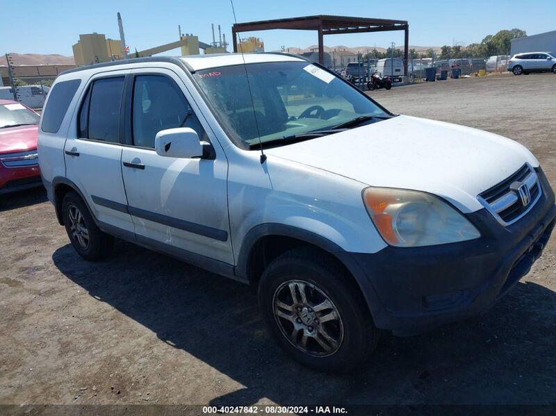 2002 HONDA CR-V EX White  Gasoline JHLRD78882C057744 photo #1