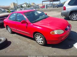 2000 HYUNDAI ELANTRA GLS Red  Gasoline KMHJF35F9YU033712 photo #2