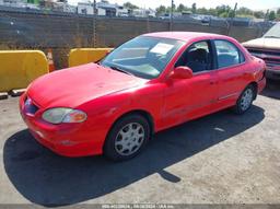 2000 HYUNDAI ELANTRA GLS Red  Gasoline KMHJF35F9YU033712 photo #3