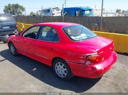 2000 HYUNDAI ELANTRA GLS Red  Gasoline KMHJF35F9YU033712 photo #4