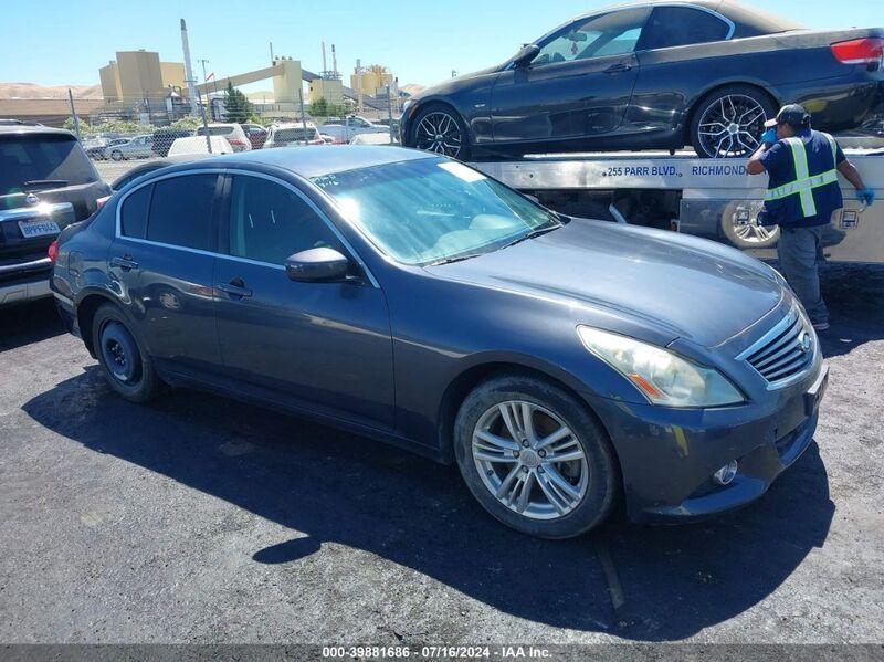 2011 INFINITI G37 JOURNEY Blue  Gasoline JN1CV6AP6BM504015 photo #1