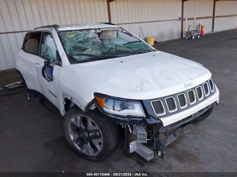 2018 JEEP COMPASS LIMITED FWD White  Gasoline 3C4NJCCB2JT407033 photo #1