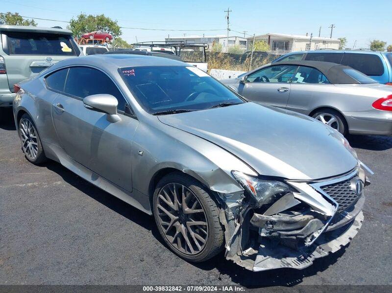 2015 LEXUS RC 350 Gray  Gasoline JTHHE5BC1F5009468 photo #1