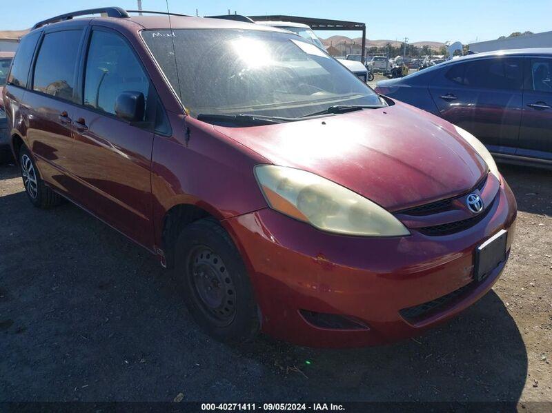 2006 TOYOTA SIENNA CE Red  Gasoline 5TDZA23C56S427783 photo #1