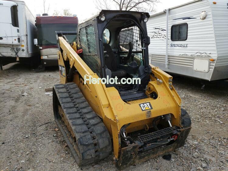 CATERPILLAR SKID STEER 2019 white    63896392 CAT0299DVFD202170 CAT0299DVFD202170 photo #1