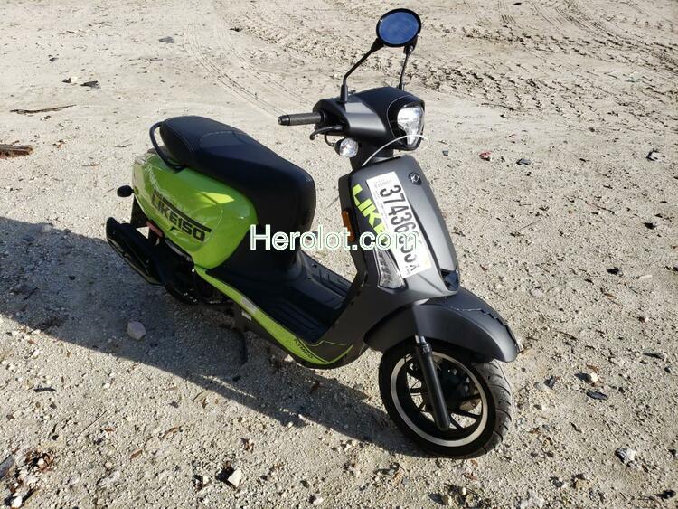 KYMCO USA INC LIKE 150 2021 green  gas  37436333 LC2DBJ146MC100169 LC2DBJ146MC100169 photo #1