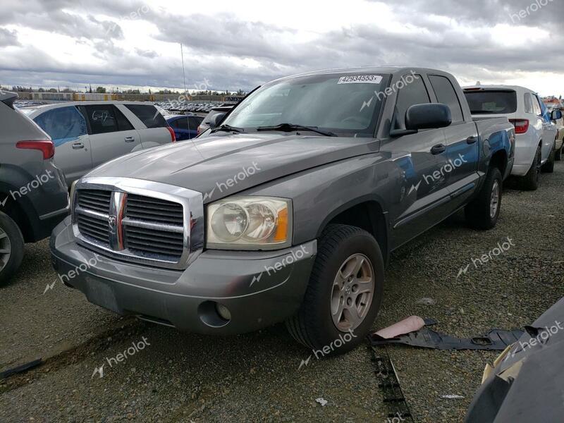 DODGE DAKOTA 2005 gray  gas  42934553 1D7HE48N15S291895 1D7HE48N15S291895 photo #1