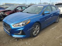 HYUNDAI SONATA SPO 2018 blue  gas 5NPE34AFXJH644410 photo #2