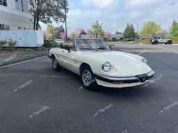 ALFA ROMEO SPIDER GRA 1988 cream roadster gas  51287473 ZARBA5649J1062365 ZARBA5649J1062365 photo #2