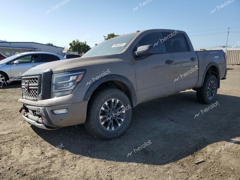 NISSAN TITAN SV 2021 brown  gas  50643083 1N6AA1ED9MN515894 1N6AA1ED9MN515894 photo #1