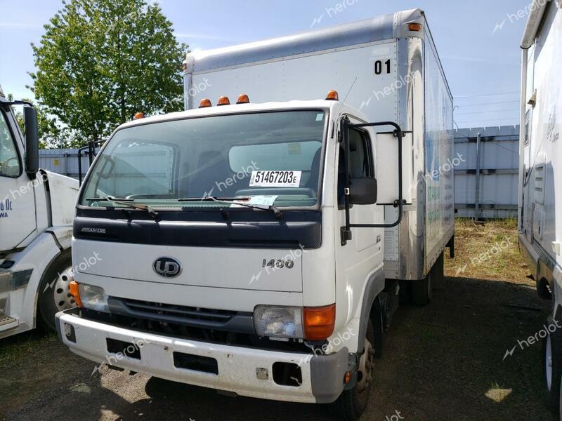 NISSAN DIESEL UD1400 2002 white tilt cab diesel JNAUZU1J42A453155 photo #1