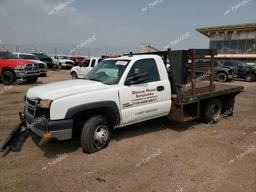 CHEVROLET 3500 2006 white chassis diesel 1GBJK34226E124430 photo #2