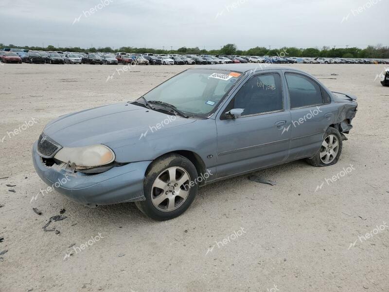 MERCURY MYSTIQUE L 2000 blue sedan 4d gas 1MEFM66L3YK614932 photo #1