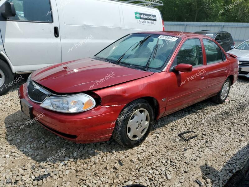 MERCURY MYSTIQUE B 1998 maroon  gas 1MELM6538WK613275 photo #1