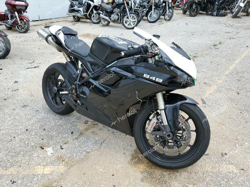 DUCATI 848 2011 black racer gas ZDM1XBMV7BB017519 photo #1